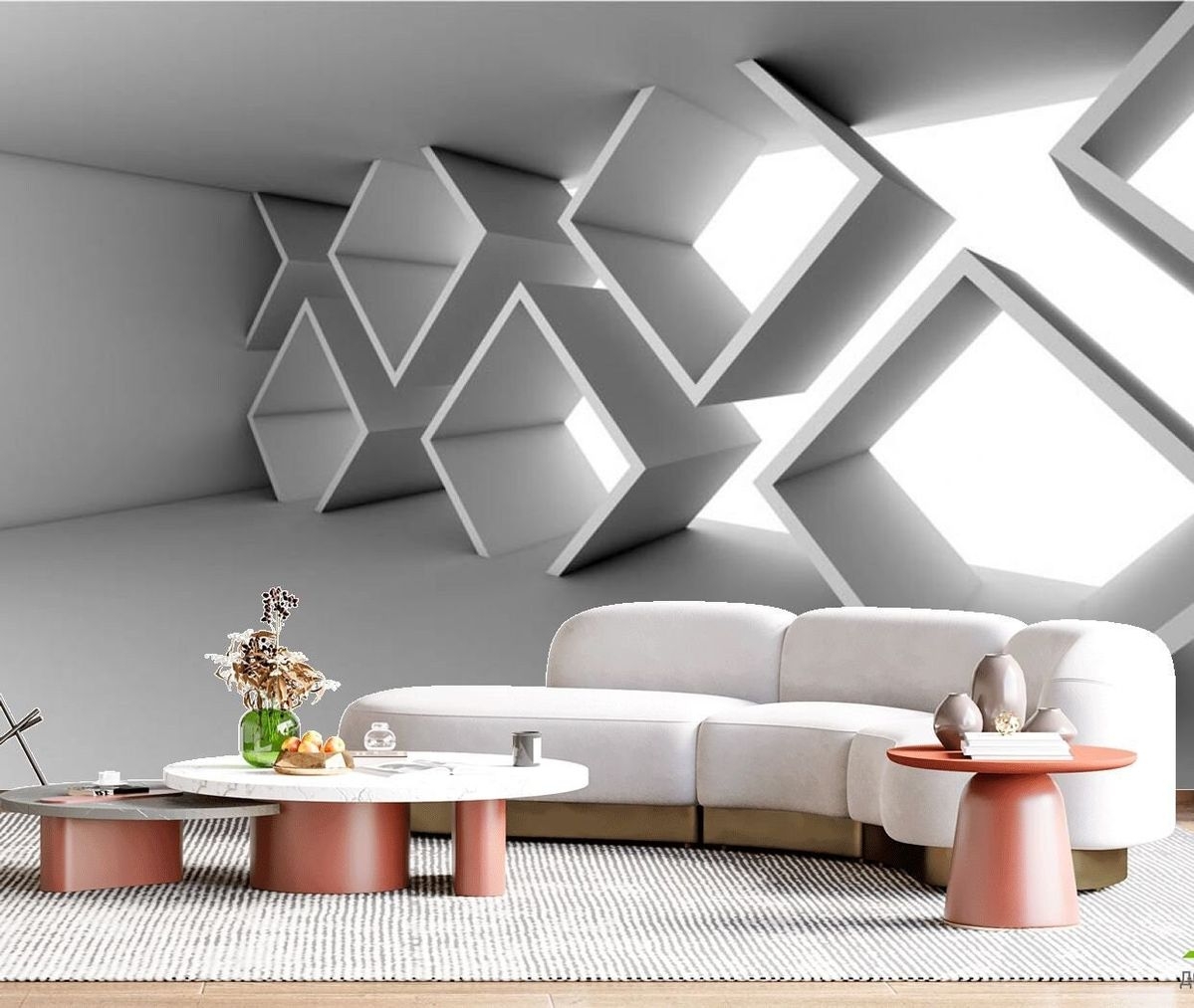  اگر دنبال فضایی متفاوت، شیک و چشم‌گیر هستید، این طرح سه‌بعدی یکی از خاص‌ترین انتخاب‌های وال یوست. کیفیت چاپ HD، جنس درجه 