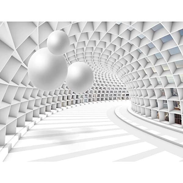 دیوار خونه‌ت رو با یک انتخاب خاص و آینده‌نگر، کاملاً متحول کن! پوستر دیواری سه‌بعدی تونل سفید، یکی از لوکس‌ترین و مدرن‌ت