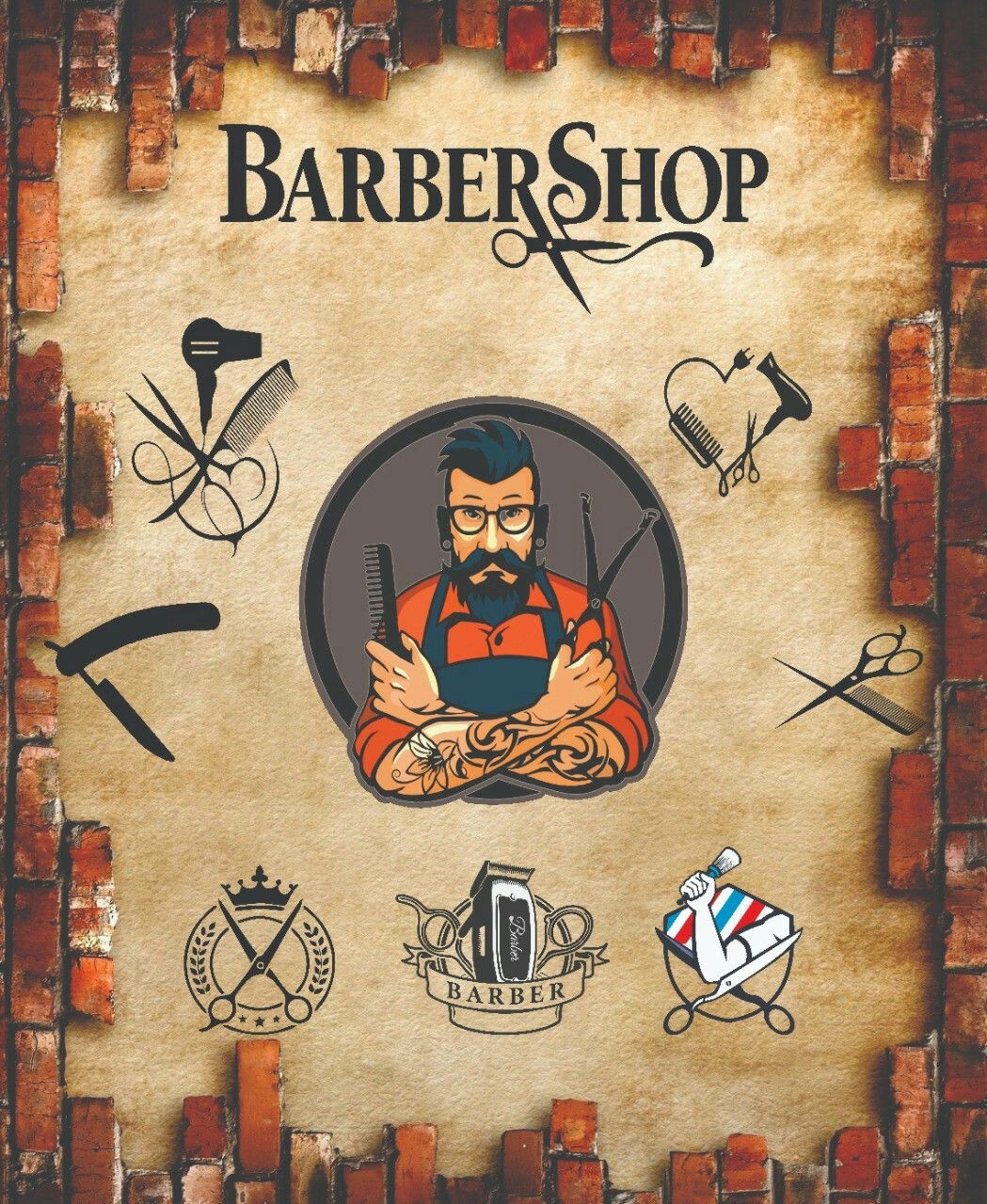  «دیگه وقتشه سالنت برند بشه! پوستر دیواری لوگو باربرشاپ وال‌یو که همه آرایشگاه‌های حرفه‌ای دارن نصب می‌کنن 